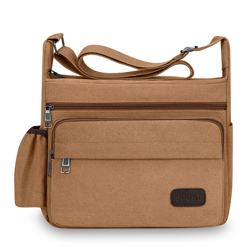 Thickened canvas bags, extra thick bags, men's shoulder bags, office workers' backpacks, fashionable crossbody bags, men's bags - Image 28