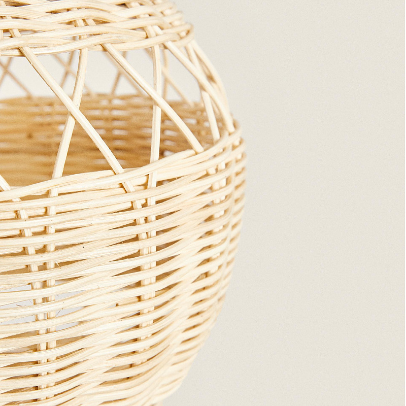 Modern rattan knitting handicraft bar restaurant chandeliers homestay decorative balloons children's school classroom lights - Image 2