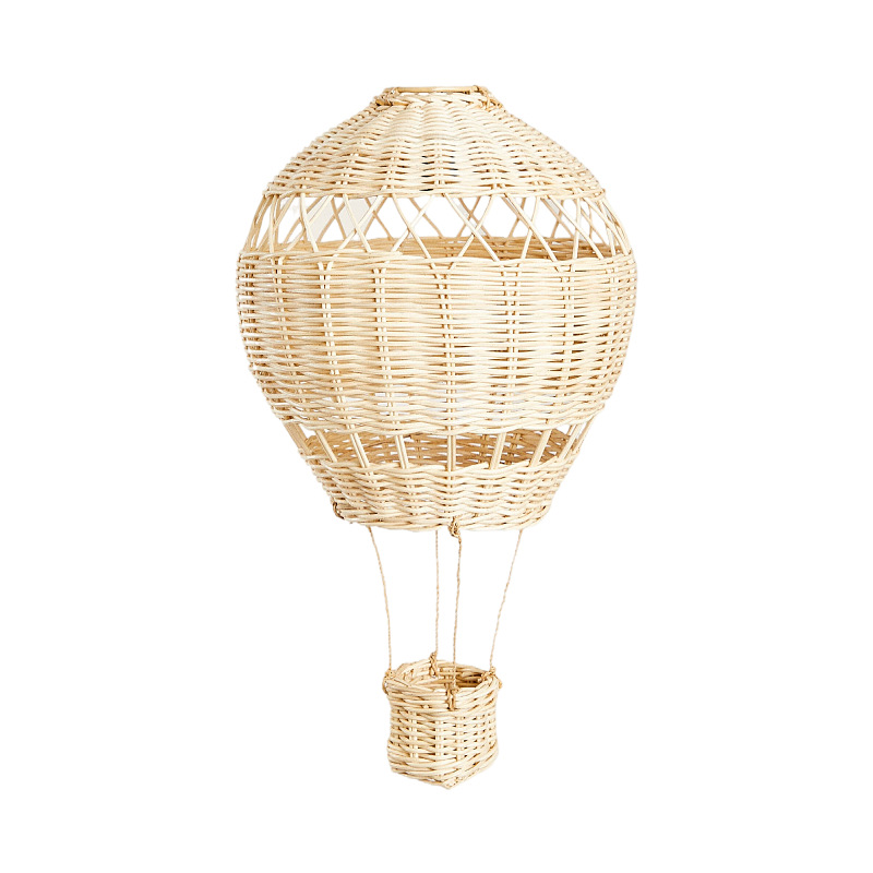 Modern rattan knitting handicraft bar restaurant chandeliers homestay decorative balloons children's school classroom lights - Image 5