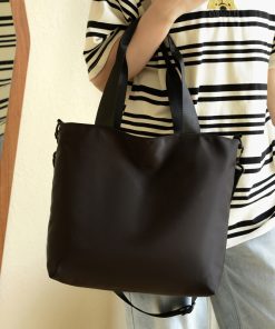 Large capacity tote canvas bag to work and go out to work and commute versatile literary and artistic student-packing one-shoulder cloth bag