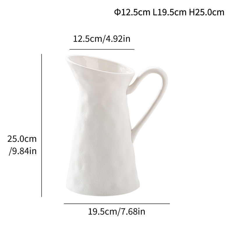 European style mangroun simple vegetarian ceramic vase crafts home decoration - Image 2