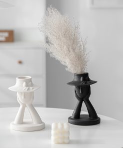 Modern simple abstract characters ceramic craft gifts light luxury home soft decoration ornaments decorations