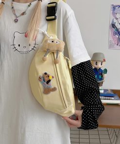 Spring and summer high-end niche crossbody small bag women cute cartoon dog underarm bag shoulder bag