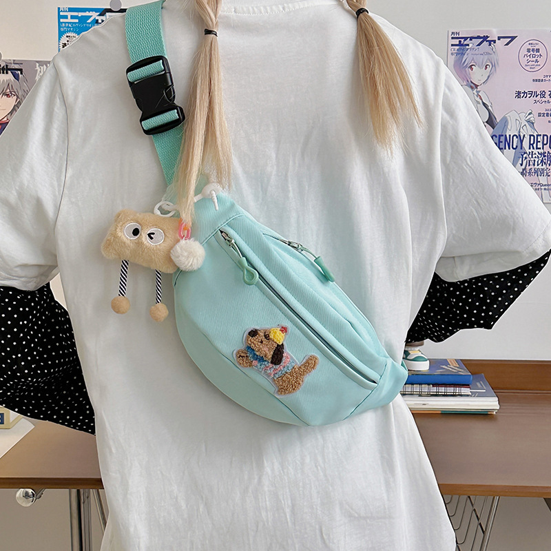 Spring and summer high-end niche crossbody small bag women cute cartoon dog underarm bag shoulder bag - Image 2