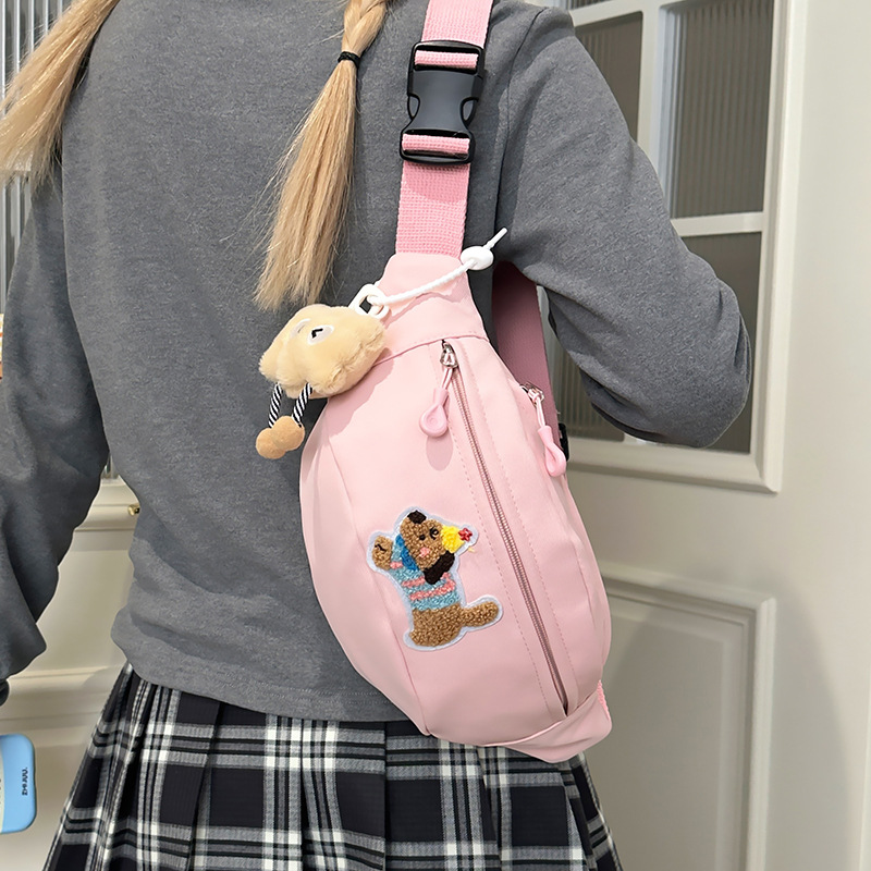 Spring and summer high-end niche crossbody small bag women cute cartoon dog underarm bag shoulder bag - Image 3