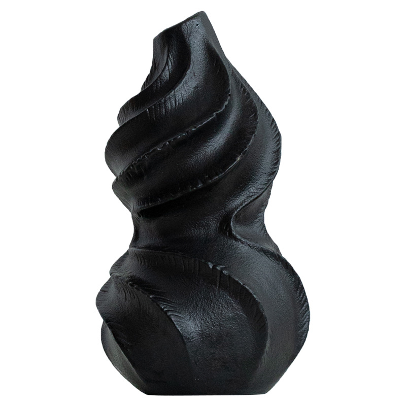 Treasure gourd ripples black and white ceramic flower insert living room matte home decoration - Image 3