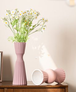 Ceramic modern minimalist style geometric bouquet flower trousers light luxury home decoration