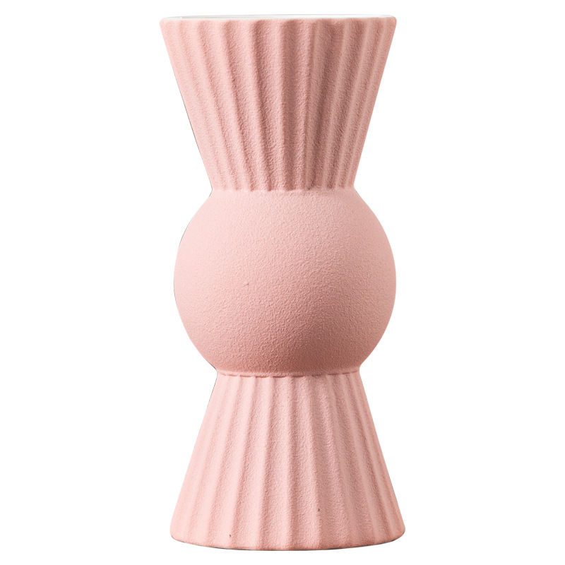 Ceramic modern minimalist style geometric bouquet flower trousers light luxury home decoration - Image 3