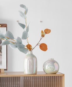 Daimon Light Luxury Texture Pearl Glaze Ceramic Mini Small Vase Home Decoration Ornaments
