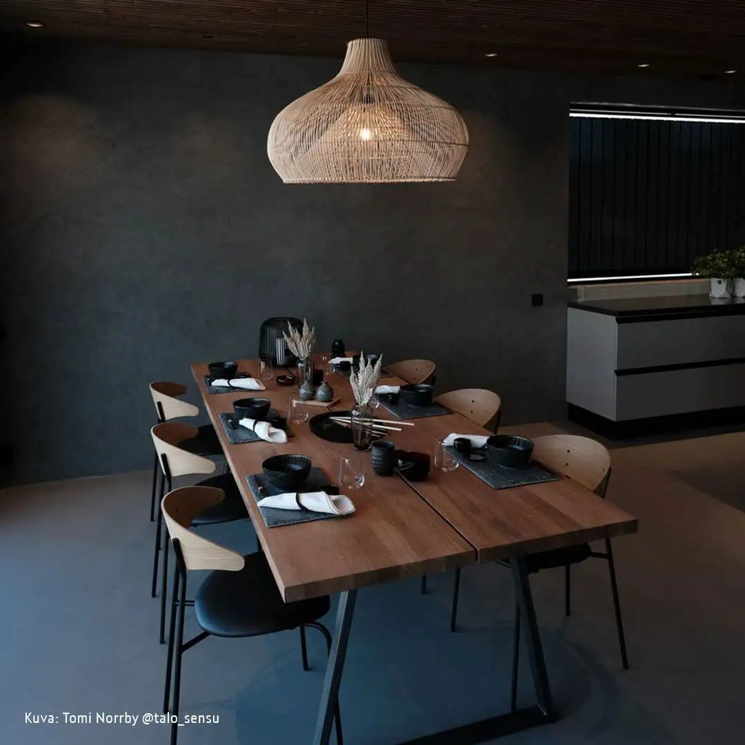 Wooden sheep Japanese style Wasabi chandelier Personalized dining table lamp Simple inn B&B living room Tengyi lantern - Image 2