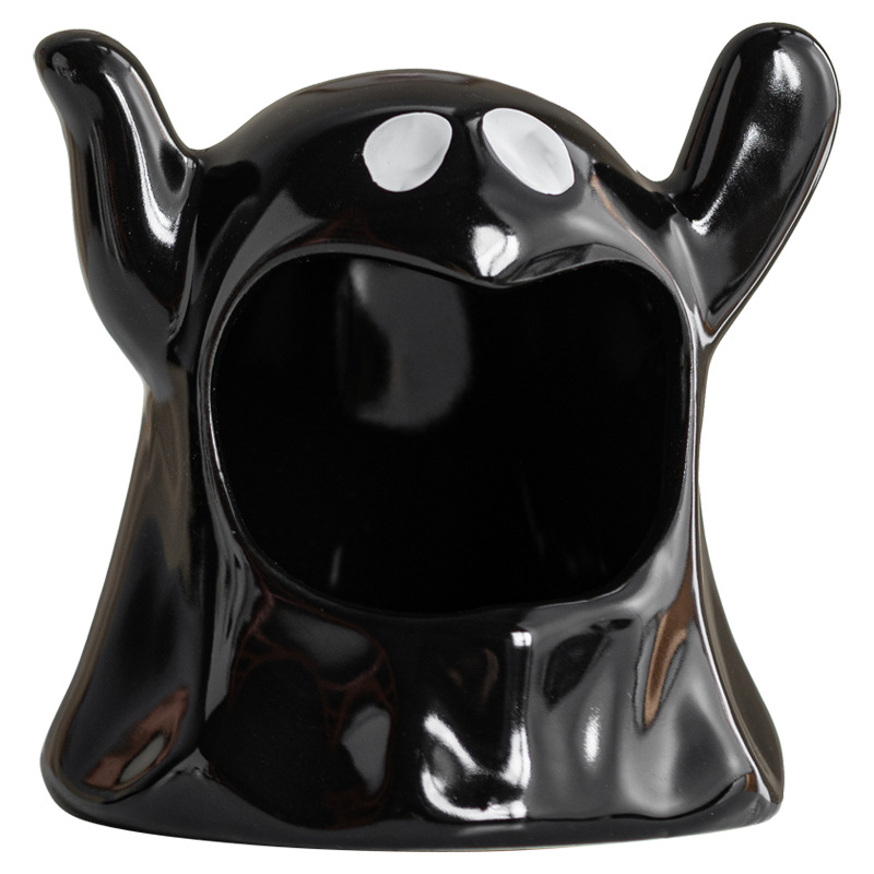 Cute ghost multicolor ceramic candlestick craft Halloween atmosphere decoration ornaments - Image 3