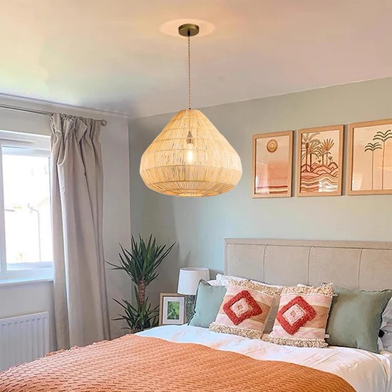 Wooden sheep, Fengtie chandelier, Japanese retro B&B bedroom, Hotpot restaurant, Wasabi Feng Living Room - Image 6