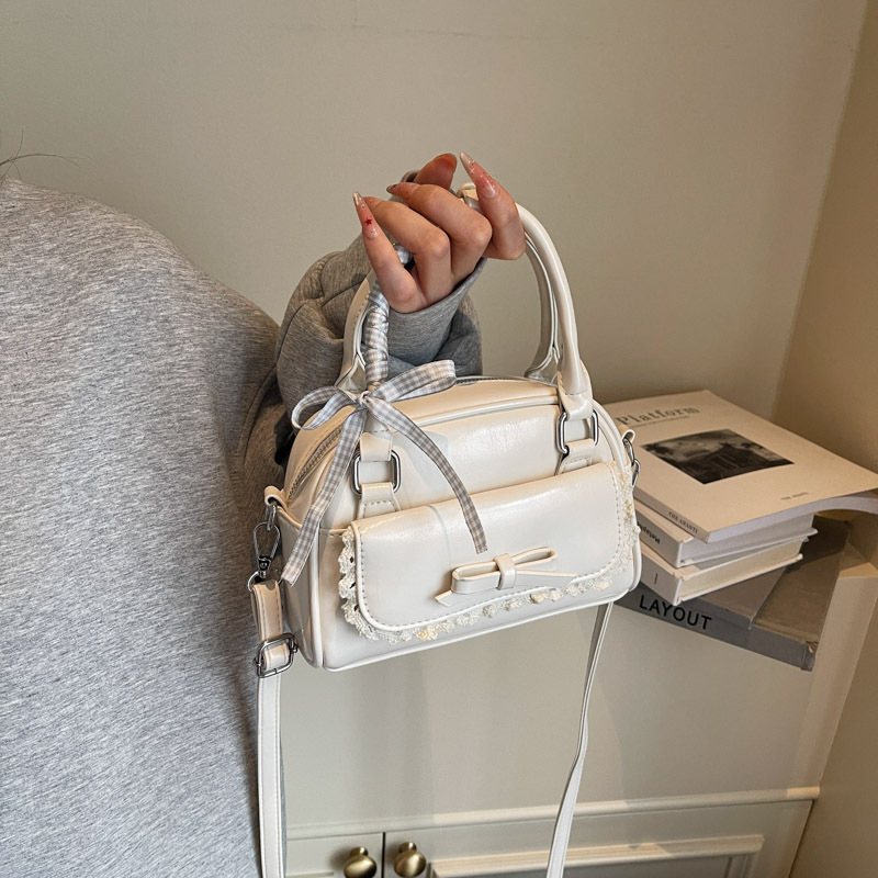 Women's ballet fashion handbag style cute small square bag slanted summer versatile - Image 3