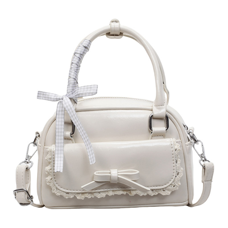 Women's ballet fashion handbag style cute small square bag slanted summer versatile - Image 5