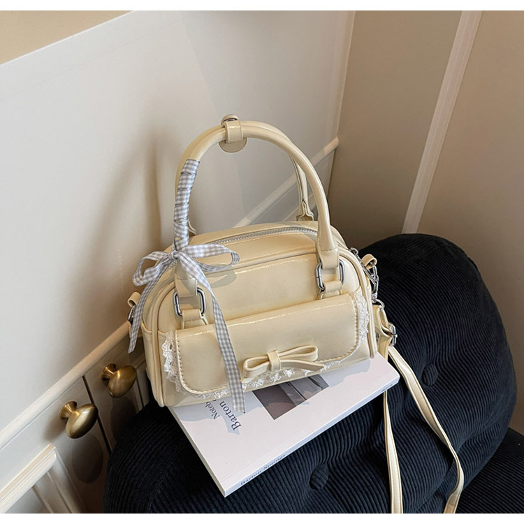 Women's ballet fashion handbag style cute small square bag slanted summer versatile - Image 6