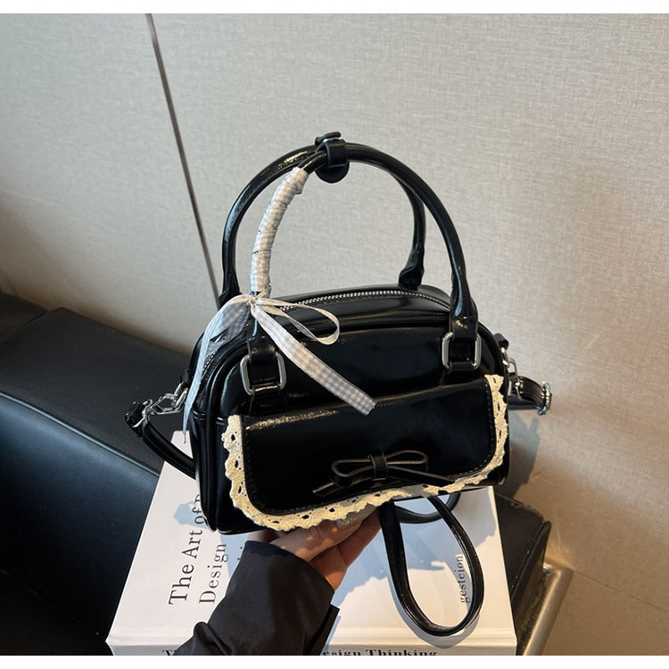 Women's ballet fashion handbag style cute small square bag slanted summer versatile - Image 8