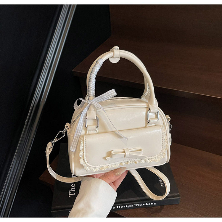 Women's ballet fashion handbag style cute small square bag slanted summer versatile - Image 10