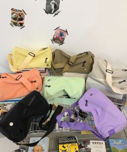 Women's shoulder bag Japanese simple and lightweight sports bag trendy shoulder bag student versatile lazy crossbody bag