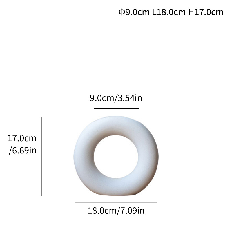 Special shape hydroponic ceramic vase decorative vegetarian flower arrangement geometric crafts - Image 16