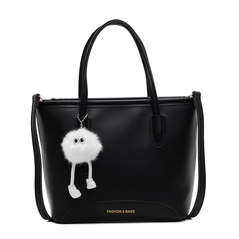 Contrasting color versatile hand-held bucket bag for women's spring simple and high-end niche one-shoulder crossbody bag - Image 11