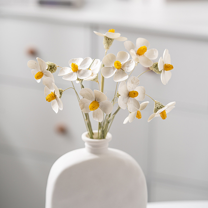 Simple modern ceramic vase abstract art home decoration ornament wine pot flower insert - Image 2