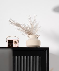 Plain white ceramic small vase high-end home decoration crafts small