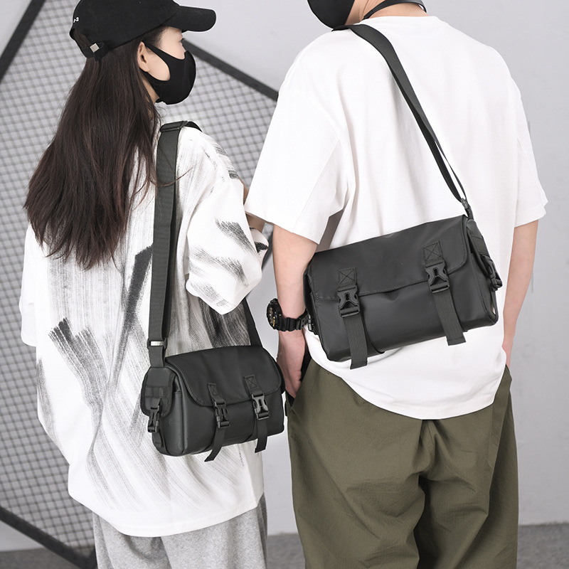 Casual crossbody bag Personalized sports large capacity shoulder bag Travel side shoulder bag Multi-layer fashion men's bag - Image 3