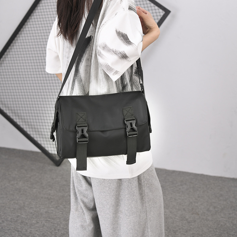 Casual crossbody bag Personalized sports large capacity shoulder bag Travel side shoulder bag Multi-layer fashion men's bag - Image 8