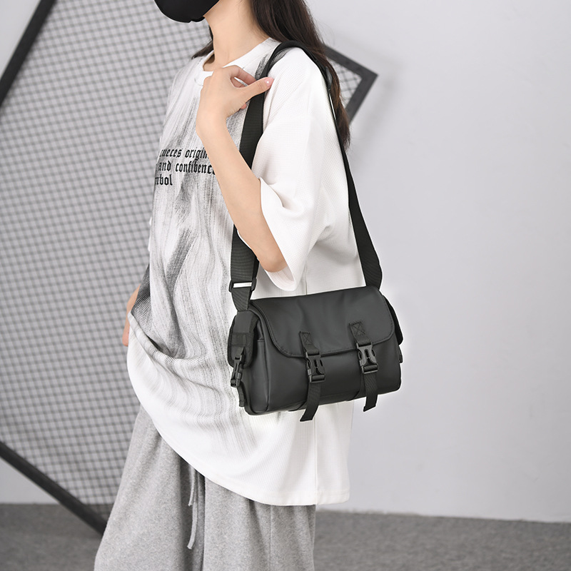 Casual crossbody bag Personalized sports large capacity shoulder bag Travel side shoulder bag Multi-layer fashion men's bag - Image 9