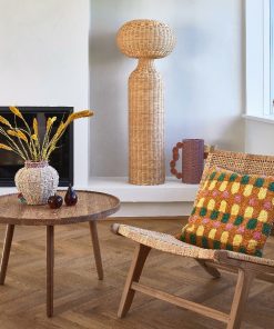 Wasabi style floor lamp Vine art knitting living room bedroom study tea room homestay retro atmosphere decorative art lamp fixture