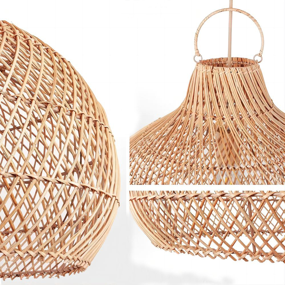 Lamps, Tengyi, Tengyi, Teng, lampshade, Living room, Dining room, Bedside Bedroom, Tea room, Weaving chandeliers, Home Furnishing - Image 2