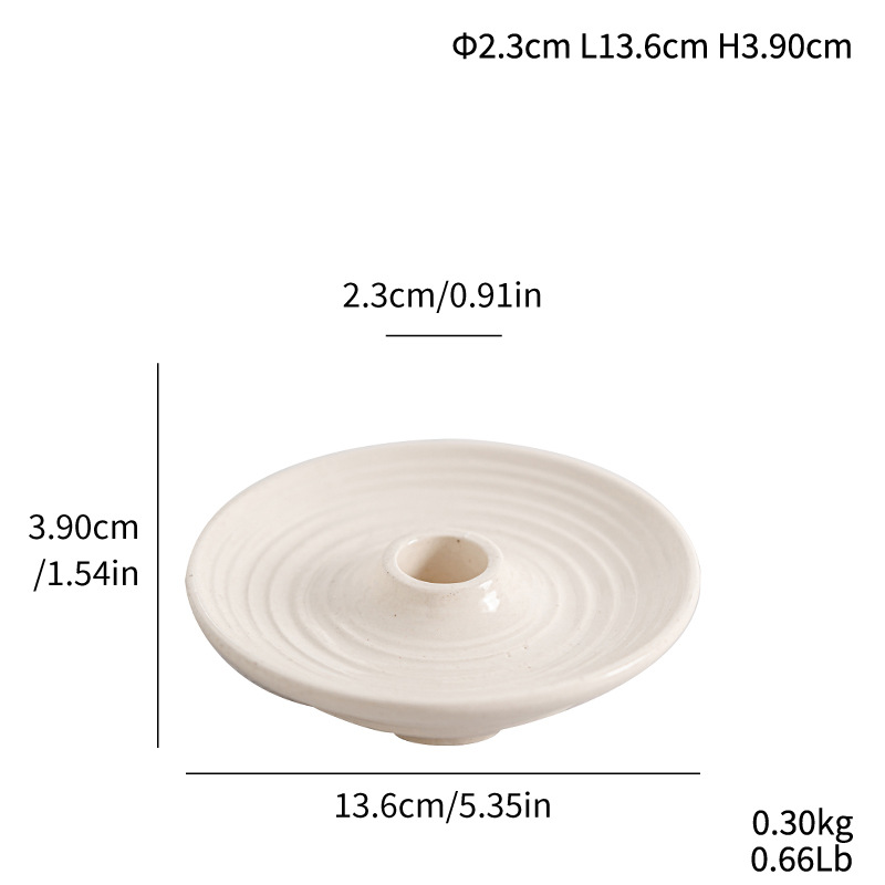Ceramics simple wedding home candle decoration ornaments photography props gift batch - Image 5