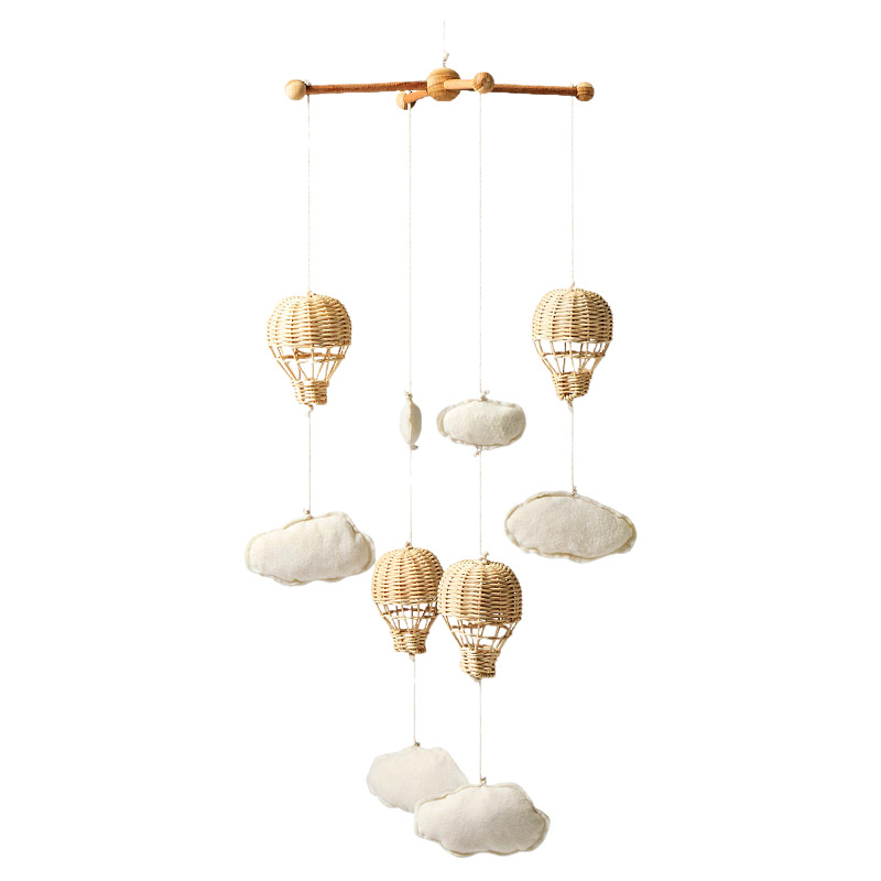 Children's room, preschool education place, photography organization, Home Decoration supplies, hand-woven rattan cloud balloons - Image 8