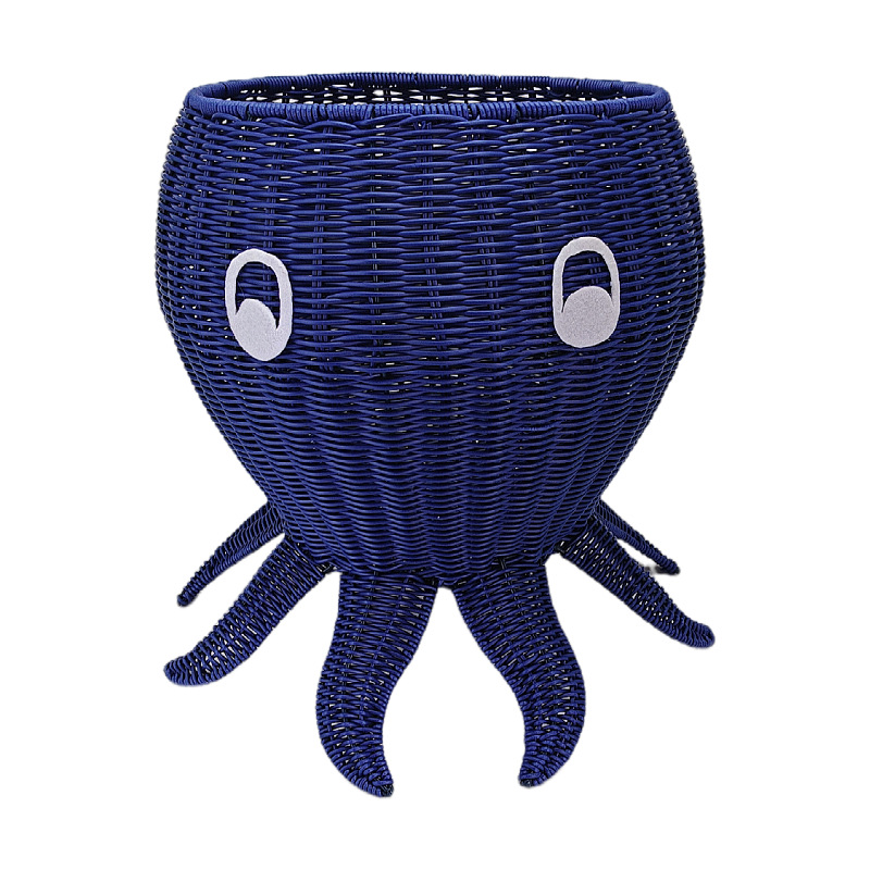Fengji woven storage basket octopus shape decoration home toy storage box hand-woven storage basket - Image 7