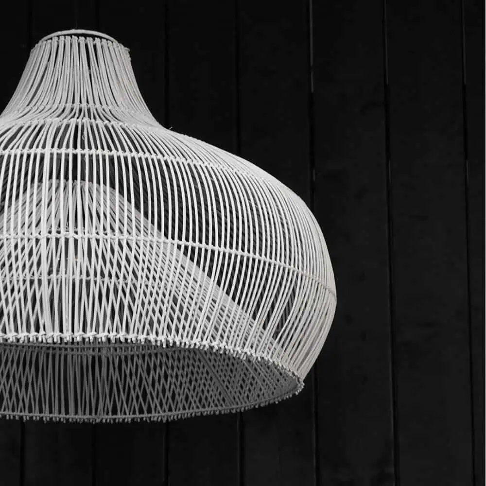 Wooden sheep, Wasabi, chandeli, rattan, dining table lamp, simple inn, living room, rattan, art lamp - Image 2