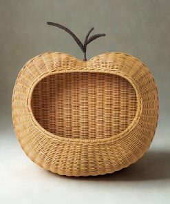 Fengteng weaving wall-mounted key storage basket Homestay decoration toys storage basket Hand-woven basket