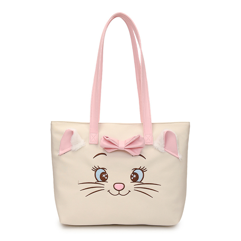 Cute cat shoulder bag Japanese cartoon girl fashionable large capacity casual versatile commuting bag - Image 6