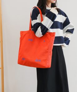 Japanese Harajuku Fengcanvas Tote Bag Women's Casual Large Capacity Hand-carrying Shoulder Bag