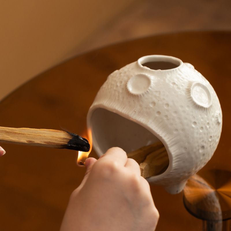 Simple Planet Ceramic Holy Wooden Frame Art Geometric Modeling Decorative Ornaments - Image 7