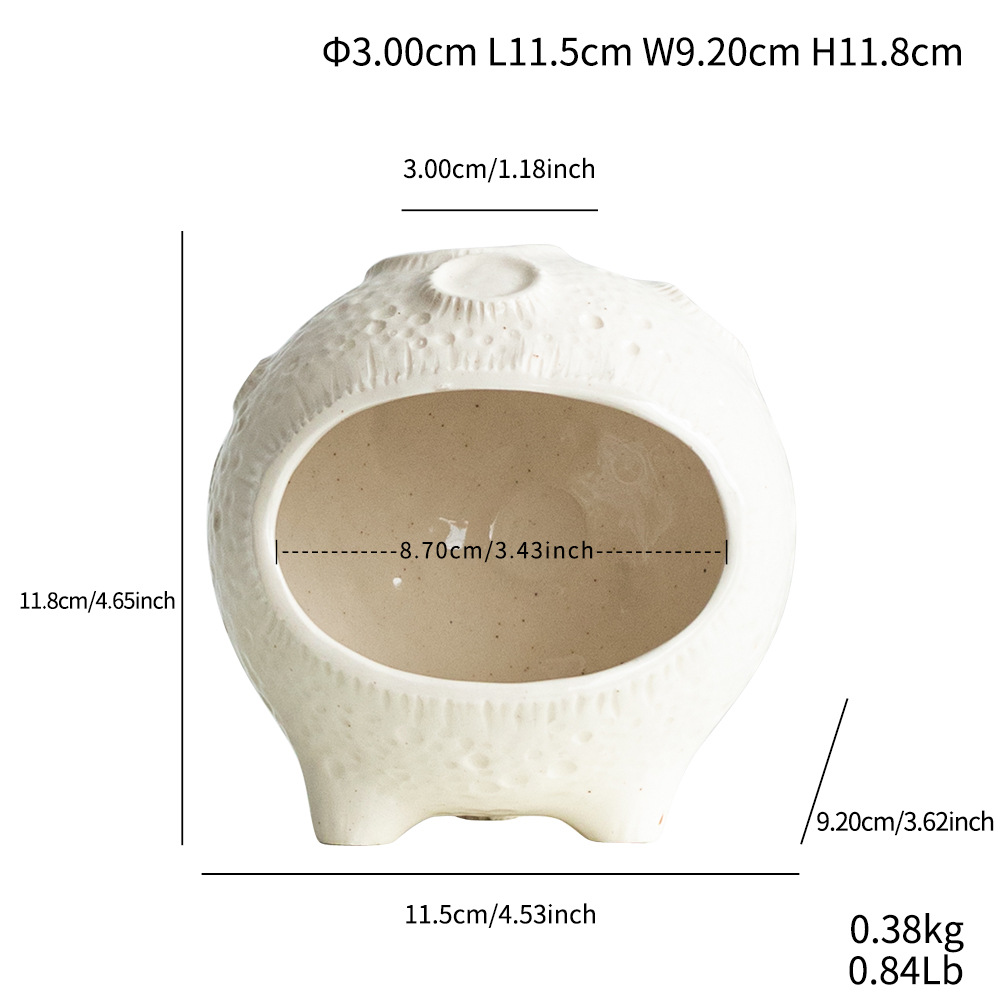 Simple Planet Ceramic Holy Wooden Frame Art Geometric Modeling Decorative Ornaments - Image 4