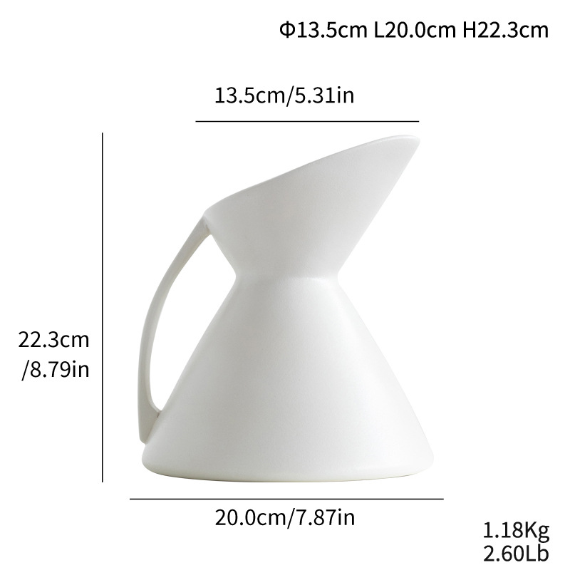 Damon Big Belly Kettle Ceramic Vase Modern Simple Home Soft Decoration Ornament Gifts - Image 8