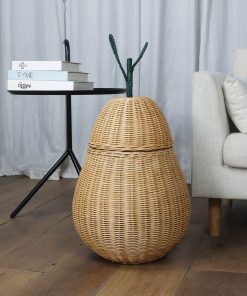 Hand-woven Apple-shaped miscellaneous baskets, bathroom clothes baskets, toy storage baskets, hotels and homestays decoration storage baskets