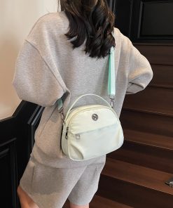 Summer trendy cloth small bag for women's bag fashionable and versatile casual one-shoulder crossbody bag lightweight women's mobile phone bag