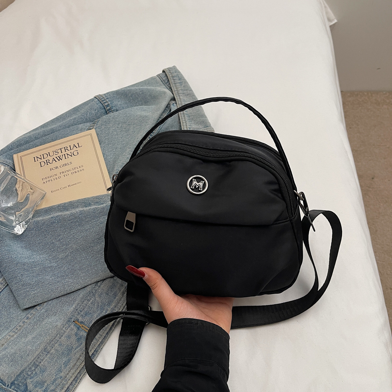 Summer trendy cloth small bag for women's bag fashionable and versatile casual one-shoulder crossbody bag lightweight women's mobile phone bag - Image 10