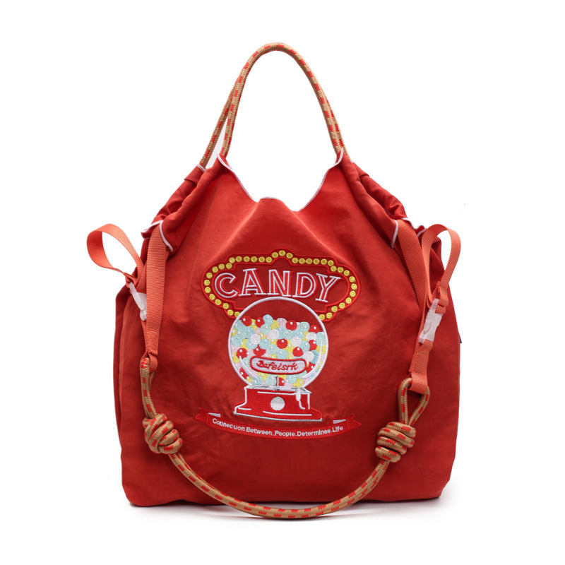 Embroidered women's bag Light Shesen shoulder bag High-value shopping bag versatile tote crossbody bag - Image 17