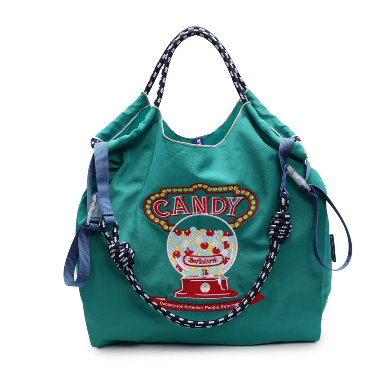 Embroidered women's bag Light Shesen shoulder bag High-value shopping bag versatile tote crossbody bag - Image 21