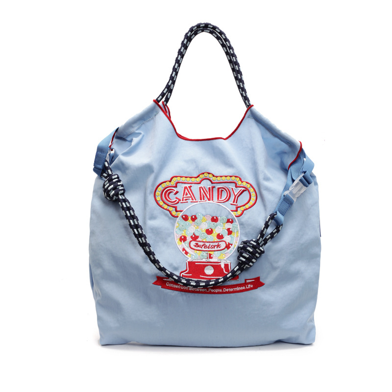 Embroidered women's bag Light Shesen shoulder bag High-value shopping bag versatile tote crossbody bag - Image 6