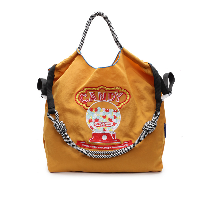 Embroidered women's bag Light Shesen shoulder bag High-value shopping bag versatile tote crossbody bag - Image 8